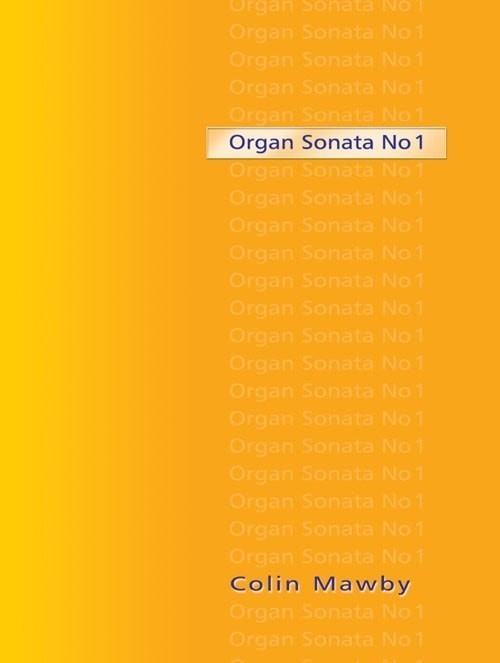 Organ Sonata No 1