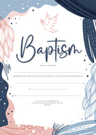 Baptism Certificate - Dove - Adult