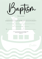 Baptism Certificate - Arc - Child