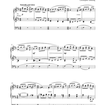 Christopher Tambling Selected Works For Organ