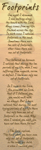 Footprints 2025 Bookmark