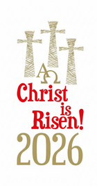 Candle Transfer - Christ Is Risen Three Crosses