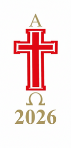 Candle Transfer - Red And White Cross