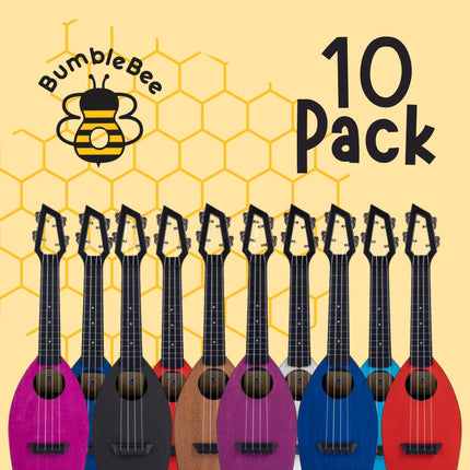 Bumblebee Hive Soprano Ukulele - 10 Pack