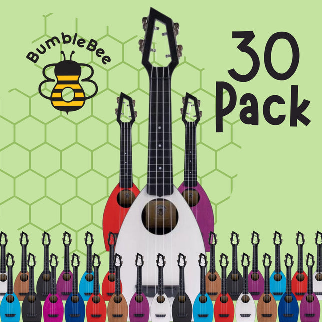 Bumblebee Hive Soprano Ukulele - 30 Pack
