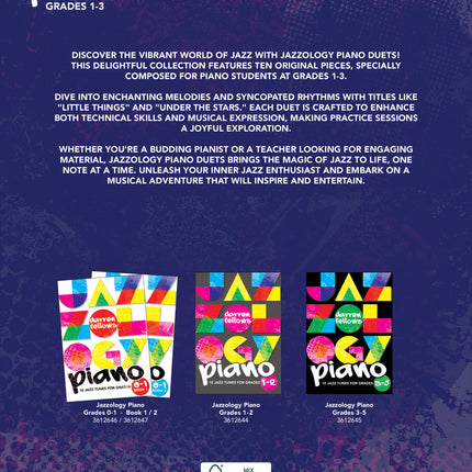 Jazzology Piano Duets Grade 1-3
