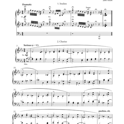 June Nixon Selected Works For Organ