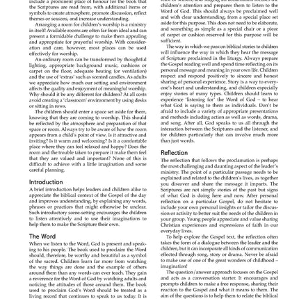 Liturgy of the Word with Children