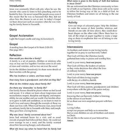 Liturgy of the Word with Children