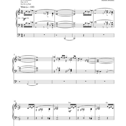 Martin Setchell Selected Works For Organ