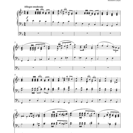 Richard Lloyd Selected Works For Organ