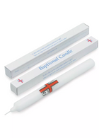 Baptismal Candles Boxed 9 x 7/8 Packs 24 (BC024)