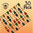 Bumblebee Wooden Concert Ukulele - 30 Pack