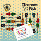 Bumblebee Wooden Concert Complete Classroom Ukulele 20 Pack