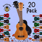 Bumblebee Wooden Soprano Ukulele - 20 Pack
