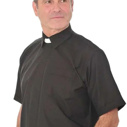 Men's Long Sleeve Shirt - 1in Collar Attached