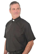 Men's Long Sleeve Shirt - 1in Collar Attached