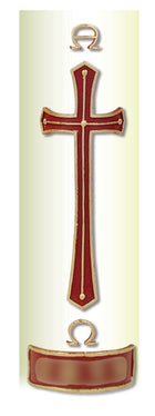 Wax Relief - Red & Gold Cross