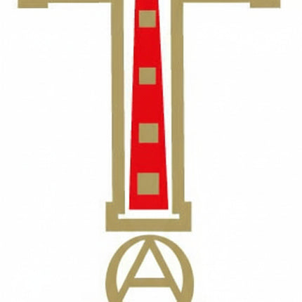Candle Transfer Red and Gold Cross Square Pattern 2027