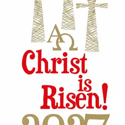 Candle Transfer Christ Is Risen Three Crosses 2027