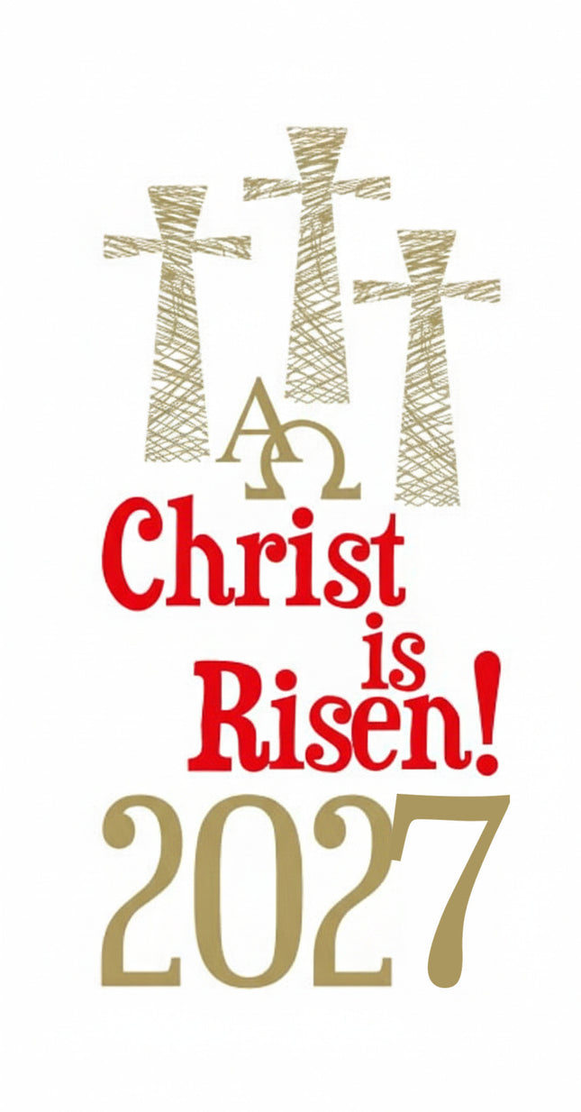 Candle Transfer Christ Is Risen Three Crosses 2027