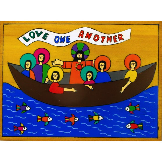 Love One Another Wooden Wall Plaque [39/32]