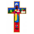 Traditional Good Shepherd Wooden Cross [1/32]