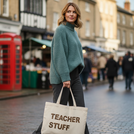 Teacher Stuff - Large Tote