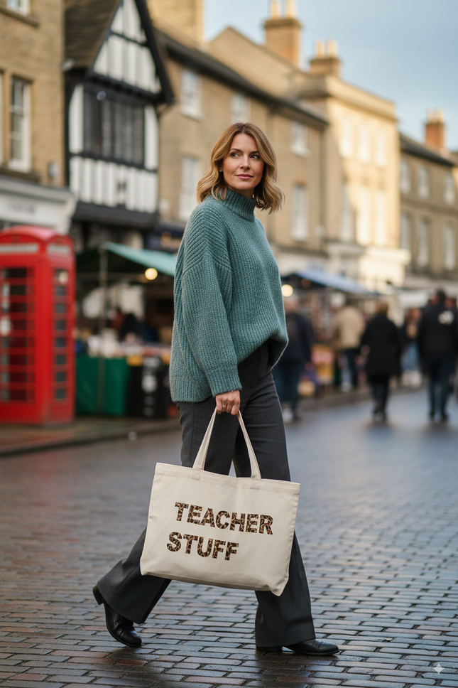 Teacher Stuff - Large Tote