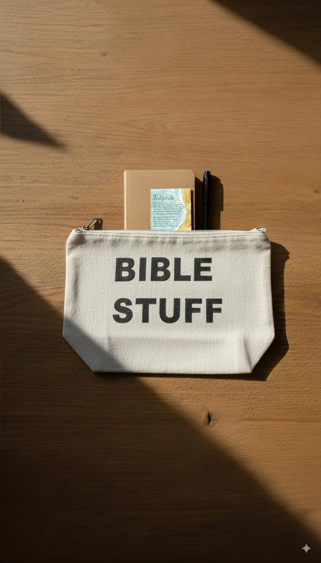 Bible Stuff - Pouch Bag