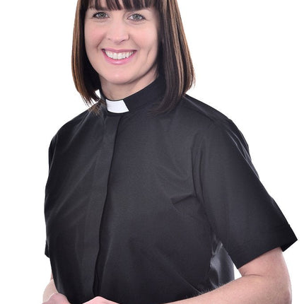 Women's Eco Tunnel Clerical Shirt - Short Sleeve