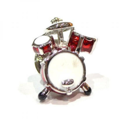 Red Drum Kit Lapel Pin Badge (X2Ajtp46)Red Drum Kit Lapel Pin Badge (X2Ajtp46)