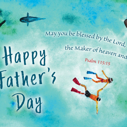 Fathers Day - Swimmers Postcard - 20 PkFathers Day - Swimmers Postcard - 20 Pk