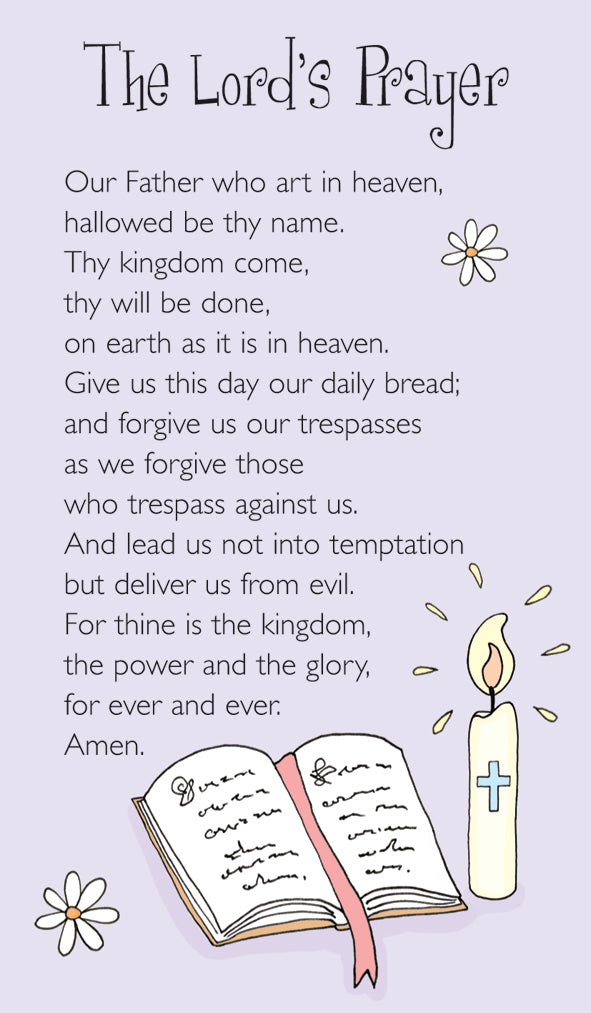 Prayer Card-Lords PrayerPrayer Card-Lords Prayer