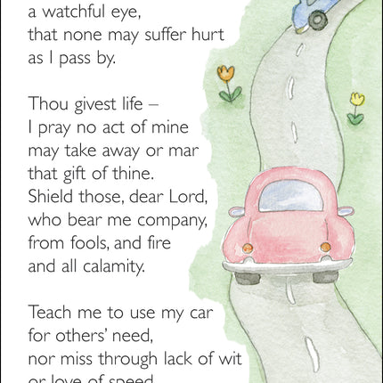 Prayer Card - The Motorists PrayerPrayer Card - The Motorists Prayer