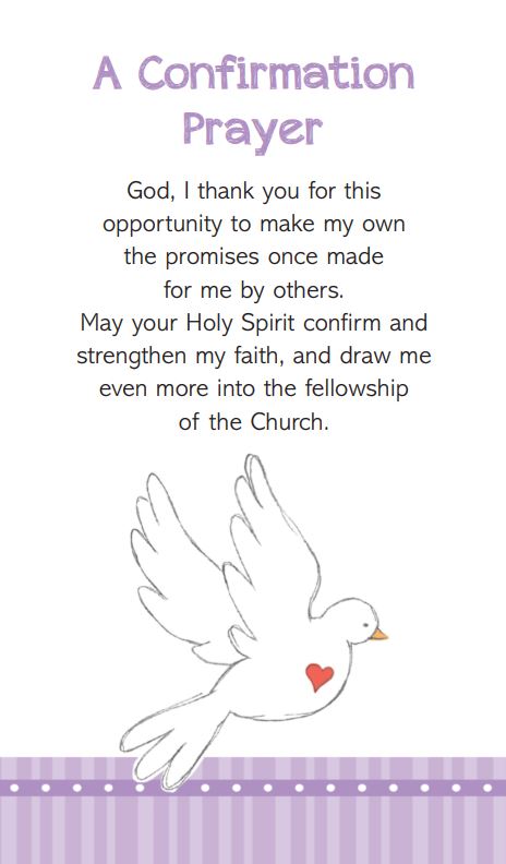 Prayer Card - A Confirmation Prayer