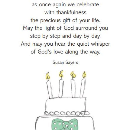Prayer Card - Happy Birthday