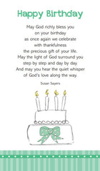 Prayer Card - Happy Birthday
