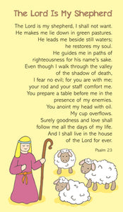 Prayer Card - The Lord Is My ShepherdPrayer Card - The Lord Is My Shepherd
