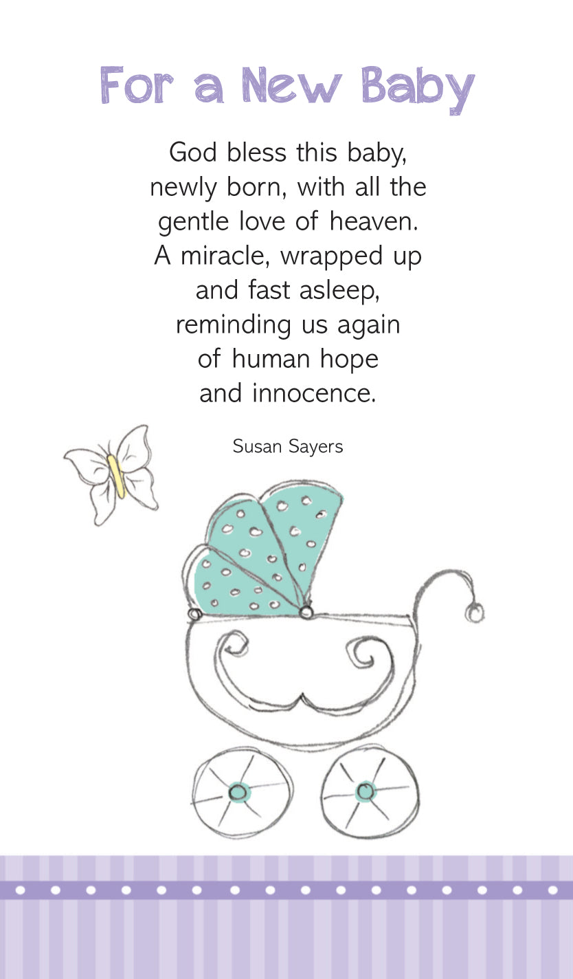 Prayer Card - For A New BabyPrayer Card - For A New Baby
