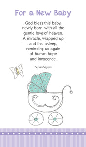 Prayer Card - For A New BabyPrayer Card - For A New Baby
