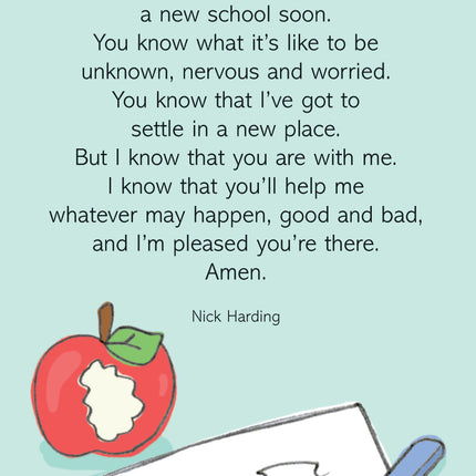 Prayer Card - A New SchoolPrayer Card - A New School
