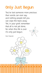 Prayer Card - Only Just BegunPrayer Card - Only Just Begun