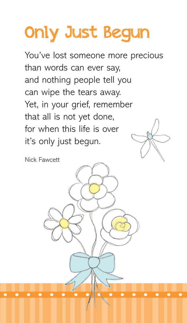 Prayer Card - Only Just BegunPrayer Card - Only Just Begun