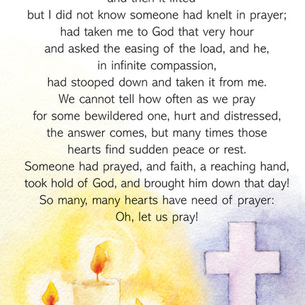 Prayer Card - The Power Of PrayerPrayer Card - The Power Of Prayer