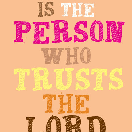 Prayer Card - Happy Is The PersonPrayer Card - Happy Is The Person