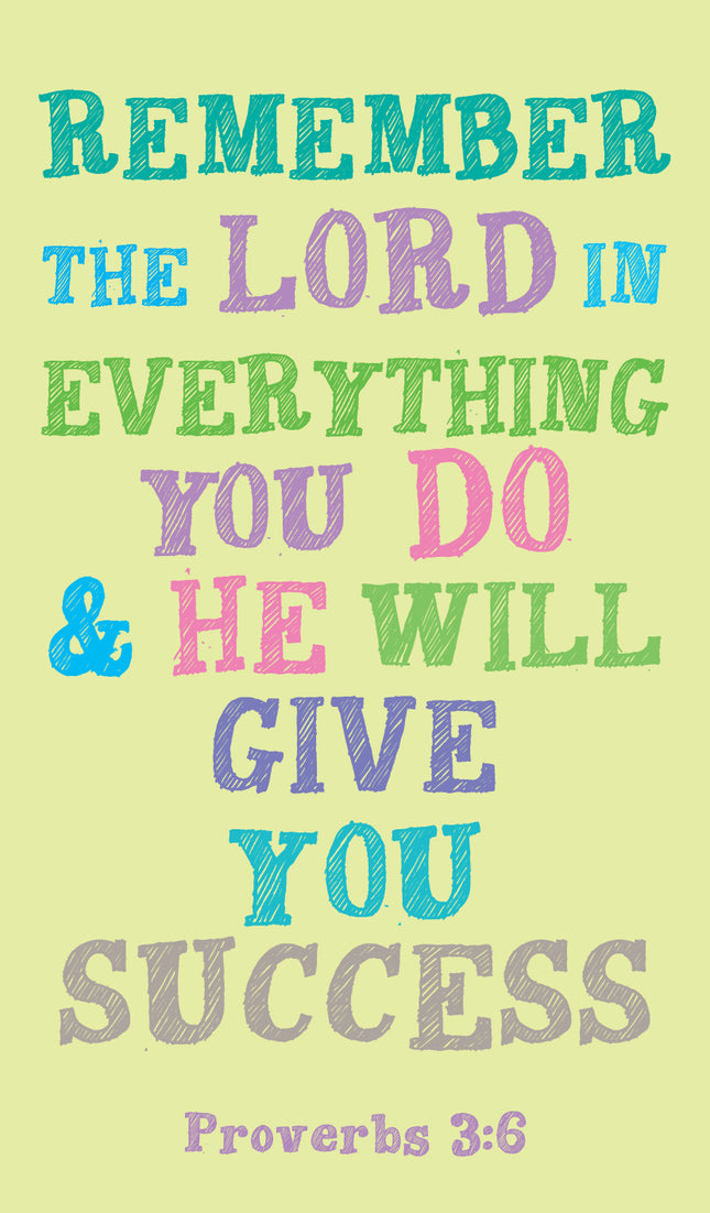 Prayer Card - Remember The LordPrayer Card - Remember The Lord