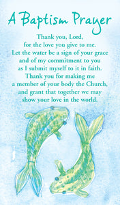 Prayer Card - Baptism PrayerPrayer Card - Baptism Prayer