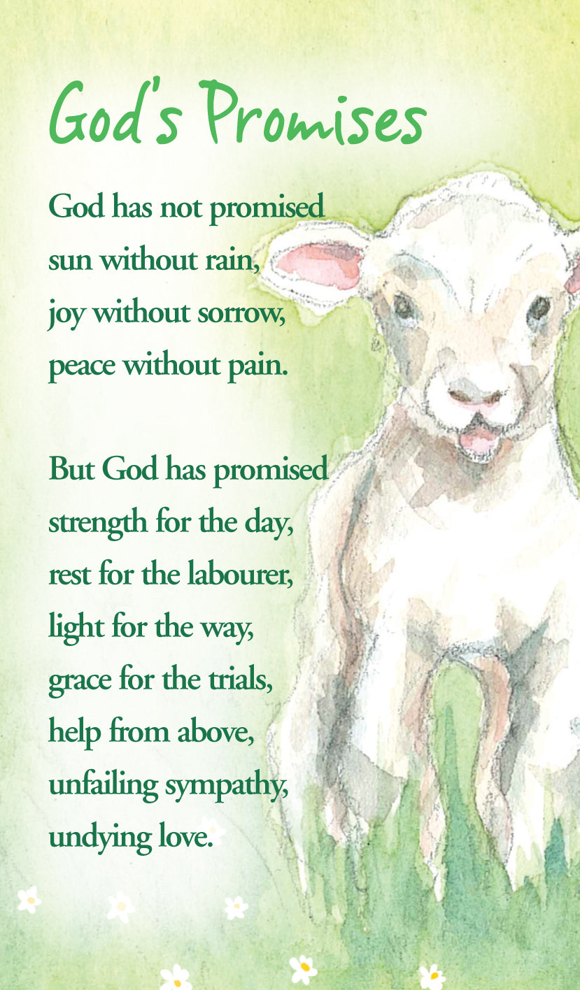 Prayer Card - God's PromisesPrayer Card - God's Promises