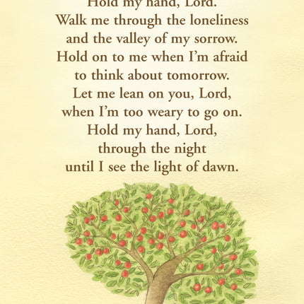 Prayer Card - Hold My HandPrayer Card - Hold My Hand